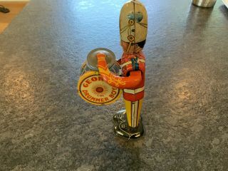 Vtg Antique Marx George The Drummer Boy Wind - Up Marching Band Tin Toy Nr