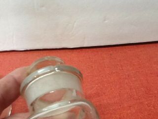 TWO ANTIQUE W.  T.  CO.  LABEL UNDER GLASS APOTHECARY (Pharmacy) BOTTLES 3