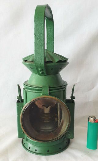 Oil Lamp Railway Signal Lamp English Wwii World War Oil Burner Train