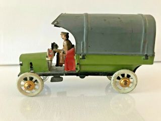 Rare " Penny Toy " Army Truck,  Germany,  C1910,  Tin,