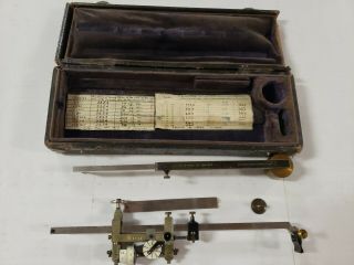 Vintage K&e Keuffel & Esser Drafting Tool Planimeter G.  Coradi Switzerland 1929