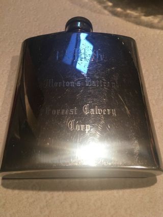 Sons Of Confederate Veterans,  Morton’s Battery,  Forrest Calvert Corp.  Flask