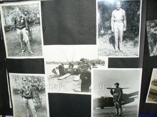 PHOTO ALBUM WW2 CBI CHINA BURMA INDIA AVIATORS NOSE ART CREW LIBERATOR 24TH CMS 3