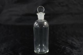 Vintage/antique Apothecary Science Medicine Bottle Glass Stopper Apothecary 2
