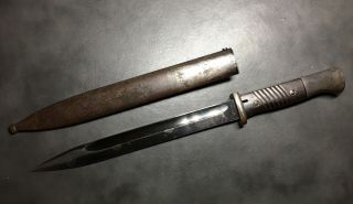 1941 Made MATCHING WW2 German Mauser K98 Bayonet and Scabbard 3