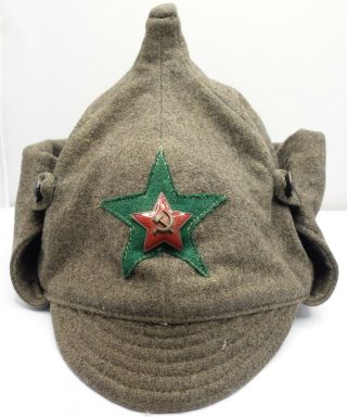 Soviet Russian Ussr Rkka Military Hat Red Army Nkvd Budenovka Rrr