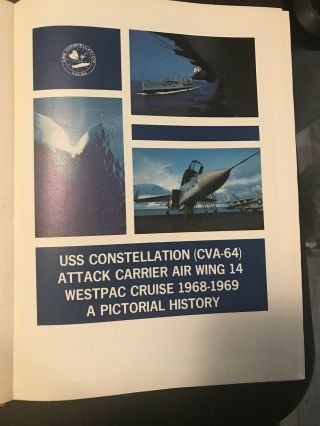 1968 - 1969 USS Constellation (CVA - 64) Westpac Cruise Book 5