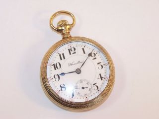 1908 Hamilton Railroad 18s 21 Jewel 940 Gold Filled Lever Set Pocket Watch