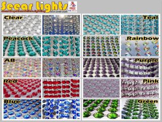 3 SIZES CHANDELIER LIGHT CRYSTALS DROPLETS GLASS BEADS WEDDING DROPS PRISM PARTS 3