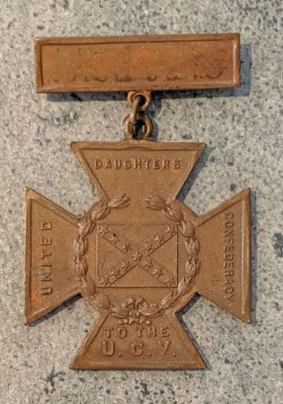Southern Cross Of Honor - Daughters Of The Confederacy Medal