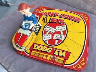 Marx Dipsy Doodle Dora Car Wind Up Toy 1950 