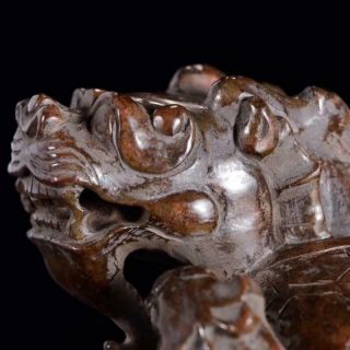 Exquisite Chinese jade,  Hetian jade,  old jade,  dragon turtle seal 931 4