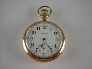 Antique Very Rare 18s Waltham Pennsylvania Special 21 Ruby Jewel Pocket Watch.