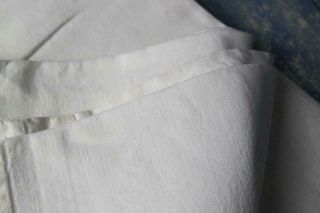 French Antique Linen Sheet Metis Linen Upholstery Fabric 124x79 " M68