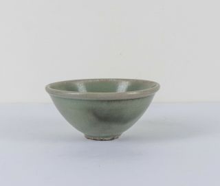 Korean Antique Lee Dynasty Celadon Glazed Bowl/tea Cup