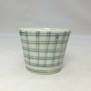 G250: Japanese Really Old Ko - Imari Blue - And - White Porcelain Cup Soba - Choko 2