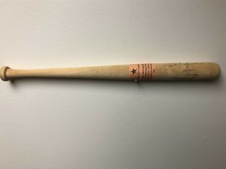 Carl Yaztremski bat carved by Armand LaMontagne 157/452 4