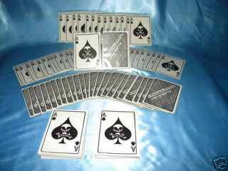 50 Vietnam " Ace Of Spades " Death Cards ",  50 Sleeves Same Day