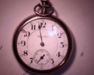 Vintage Size 16 Hamilton 992 Pocket Watch For Repair Or Parts 1910 795635
