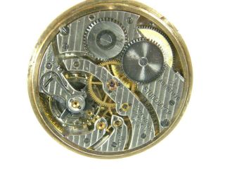 SOUTH BEND STUDEBAKER Model 1 21 JEWEL 12S POCKET WATCH 8 ADJUST DIAL 5