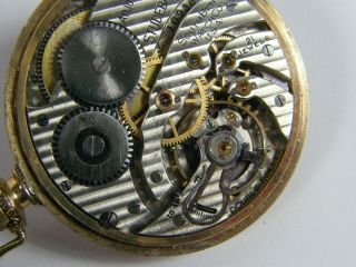 SOUTH BEND STUDEBAKER Model 1 21 JEWEL 12S POCKET WATCH 8 ADJUST DIAL 7