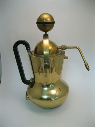 Modernist Torsten Brohan & Thomas Berg Italian Brass Espresso / Coffee Maker