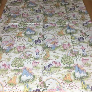 Vintage My Little Pony Single Curtain Material Made In England Fabric 90s 80s