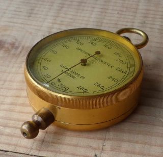 Antique C1920 Down Bros Sphygmomanometer Blood Pressure Gauge Rustless Tropical