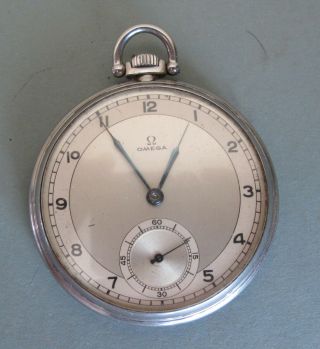 Very Rare Vintage Omega Art Deco Cal.  38,  5l - T1 15 Jewels Pocket Watch