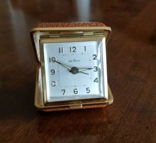 Vintage Seth Thomas Mechanical Travel Alarm Clock