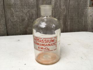 Pyrex Potassium Permanganate Bottle