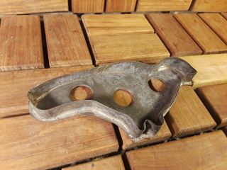 Vintage Tin Crow Form Folk Art Primitive Cookie Cutter - GUC Tin Soldered 3