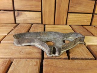 Vintage Tin Crow Form Folk Art Primitive Cookie Cutter - GUC Tin Soldered 4