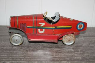 Antique France SIF BOAT TAIL OPEN WHEEL RACER Tin Litho Toy No Tippco Distler 3