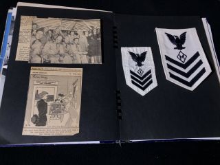 WWII ID’d SPARS Womens Coast Guard Photo Album Scrapbook With Biography 11