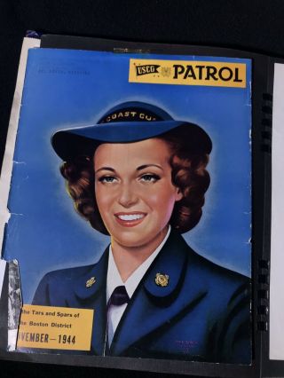 WWII ID’d SPARS Womens Coast Guard Photo Album Scrapbook With Biography 12