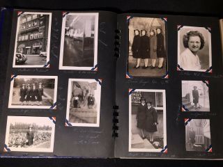 WWII ID’d SPARS Womens Coast Guard Photo Album Scrapbook With Biography 6