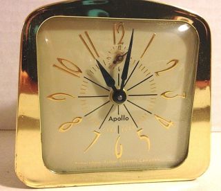 Vintage Lux Apollo Alarm Clock Never Out Of Box (m)