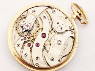 C.  H.  MEYLAN Platinum and 18K pure gold Open face pocket watch No183 10