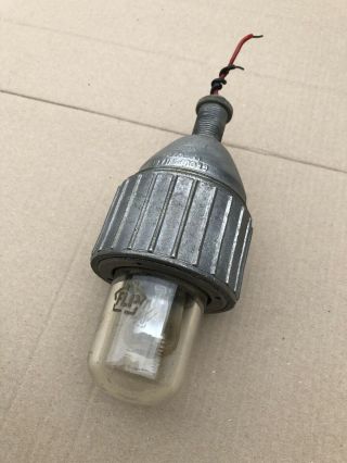Vintage Gec Industrial Explosion Proof Lamp Light