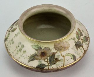 Antique Doulton Burslem Bowl / Vase / Planter 3 " Tall,  6 " Diamet (bi Mk/180320)