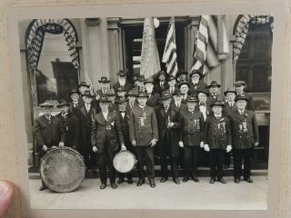 Grand Army Of The Republic Gar Middletown Connecticut Post 53 Drum Corp Photo.