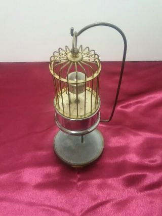 Vintage Art Deco Kaiser German Mechanical Bird Cage Alarm Clock Parts Only