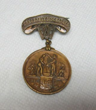 West Virginia Civil War Honorably Discharged Medal 1861 1865
