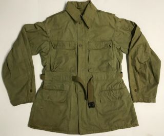 Wwii 1942 Dated Us Army Mountain Ski Trooper Backpack Jacket,  Size 36r