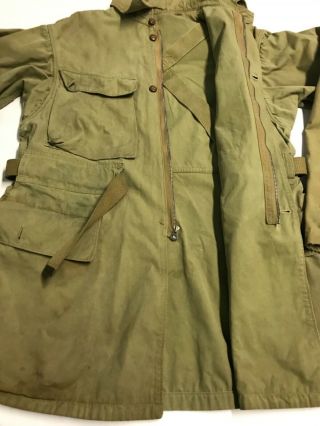 WWII 1942 Dated US Army Mountain Ski Trooper Backpack Jacket,  Size 36R 4
