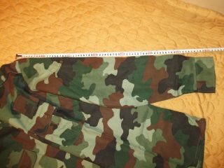 Yugoslavia JNA army winter camo shirt long sleeve camo shirt size 11 1992 4