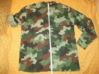 Yugoslavia JNA army winter camo shirt long sleeve camo shirt size 11 1992 8