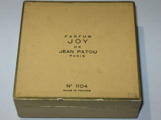 Vintage Jean Patou Joy Perfume Bottle 1/2 OZ Baccarat - Sealed/Full 5