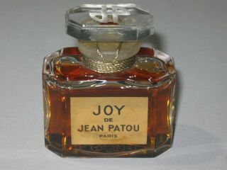 Vintage Jean Patou Joy Perfume Bottle 1/2 OZ Baccarat - Sealed/Full 7